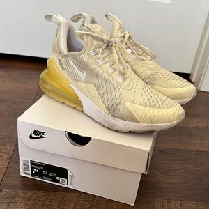 Nike Air Max 270 Coconut Milk/White (Size 7.5 Women’s)